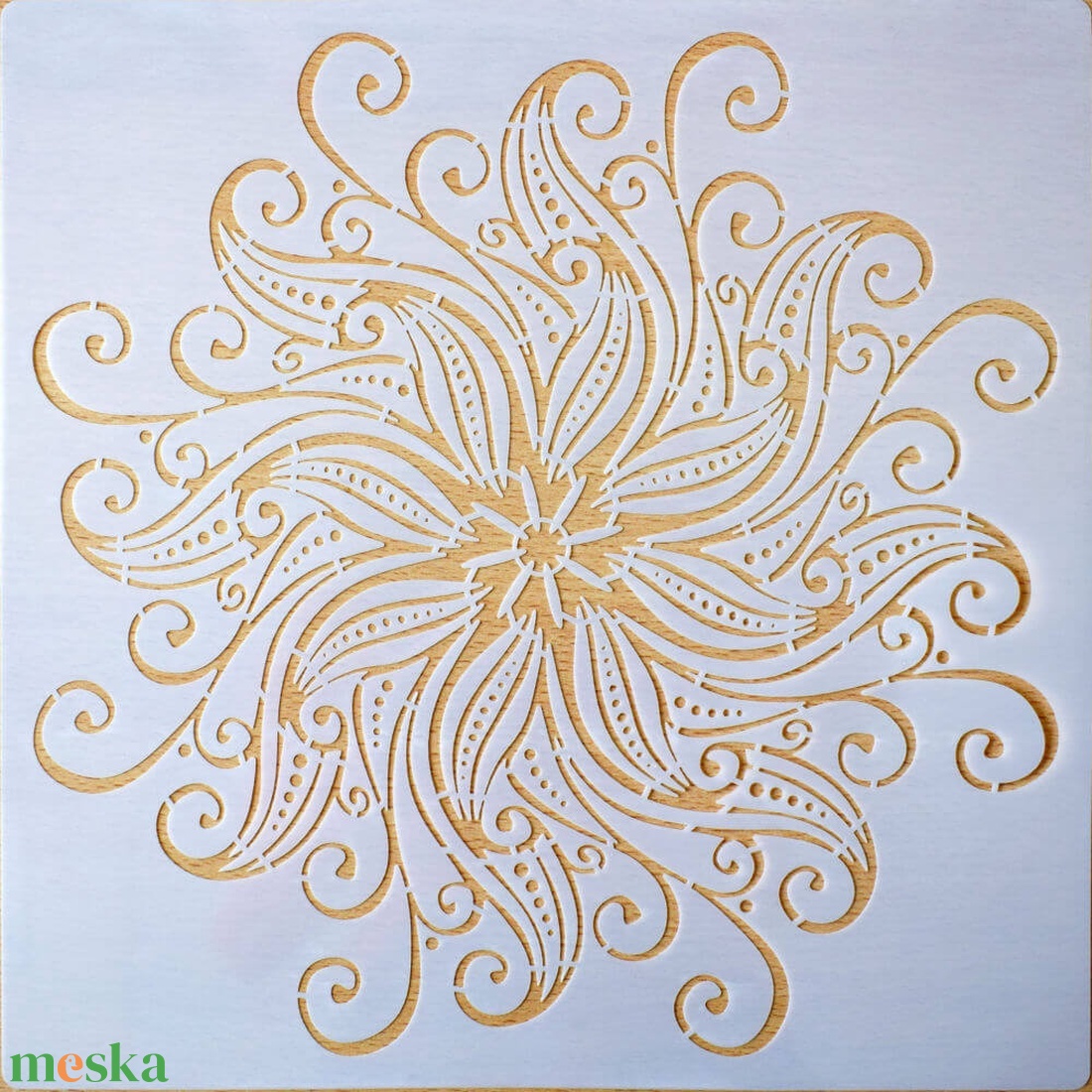 Mandala 40 cm-es, festenivaló, domborműves alap Hullámok - diy (csináld magad) - egységcsomag - Meska.hu Mandala 40 cm-es, festenivaló, domborműves alap Hullámok - diy (csináld magad) - egységcsomag - Meska.hu