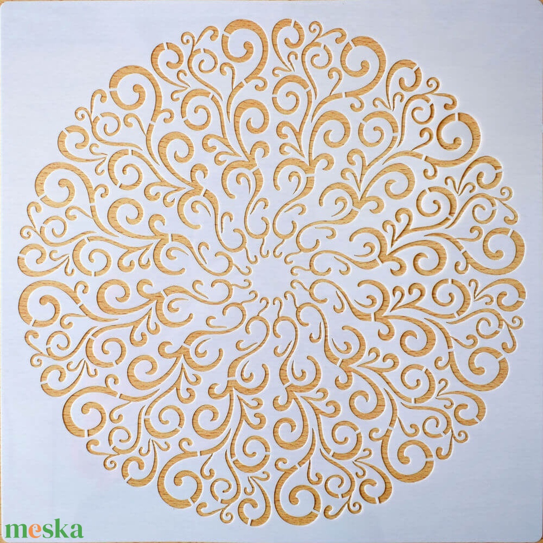 Mandala 40 cm-es, festenivaló, domborműves alap Kacskaringó - diy (csináld magad) - egységcsomag - Meska.hu Mandala 40 cm-es, festenivaló, domborműves alap Kacskaringó - diy (csináld magad) - egységcsomag - Meska.hu