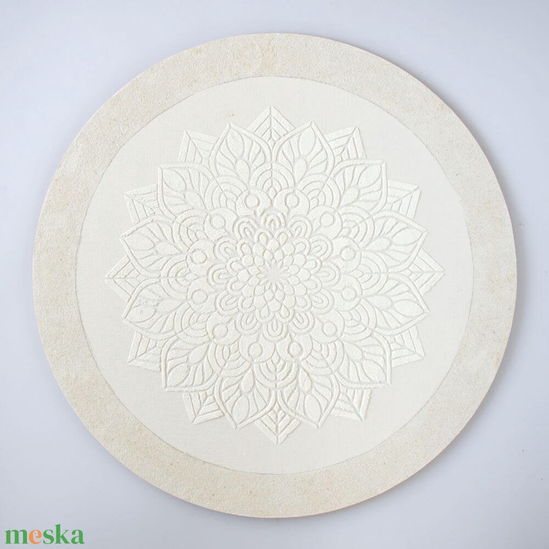 Mandala 40 cm-es, festenivaló, domborműves alap Tűzvirág - diy (csináld magad) - egységcsomag - Meska.hu Mandala 40 cm-es, festenivaló, domborműves alap Tűzvirág - diy (csináld magad) - egységcsomag - Meska.hu