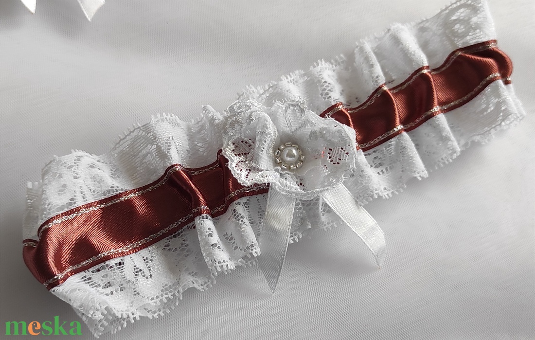 Harisnyakötő  - esküvő - kiegészítők - harisnyatartó & valami kék - Meska.hu