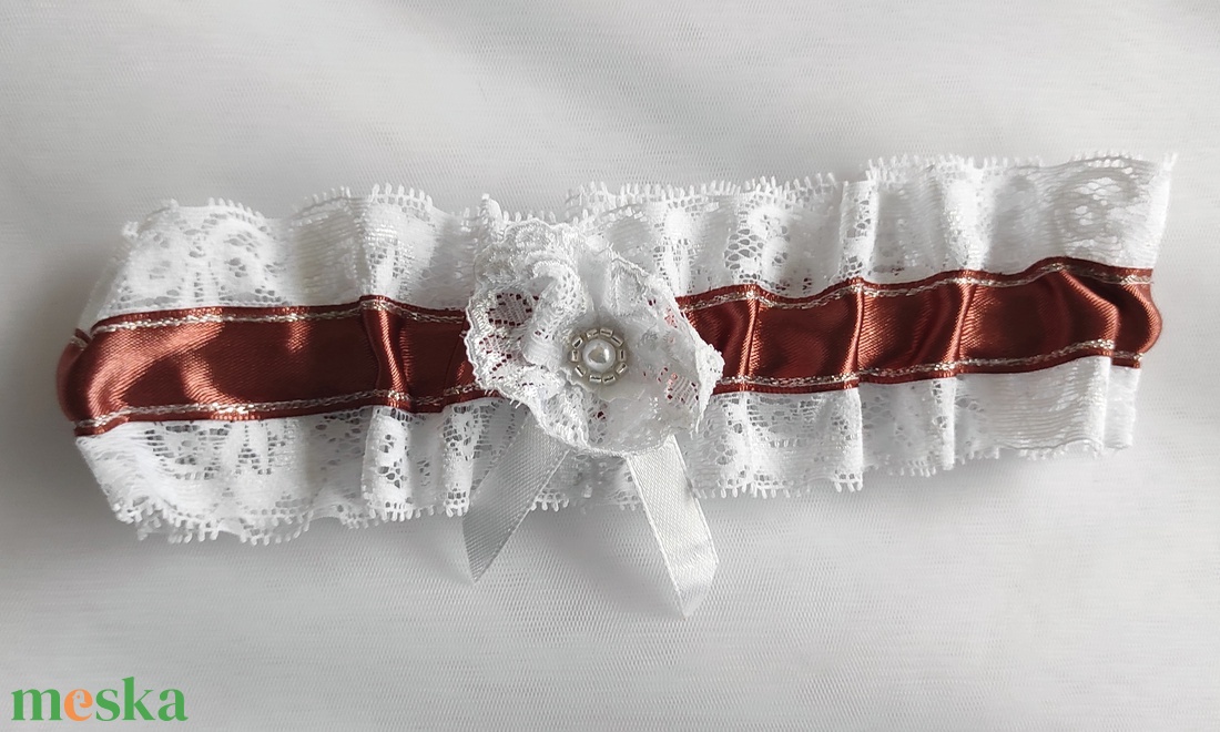 Harisnyakötő  - esküvő - kiegészítők - harisnyatartó & valami kék - Meska.hu