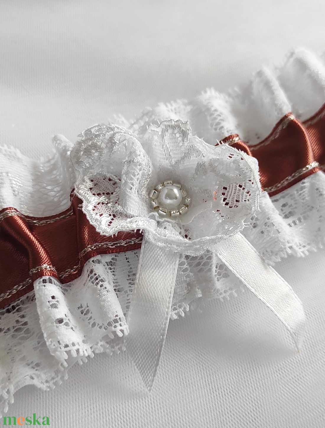 Harisnyakötő  - esküvő - kiegészítők - harisnyatartó & valami kék - Meska.hu