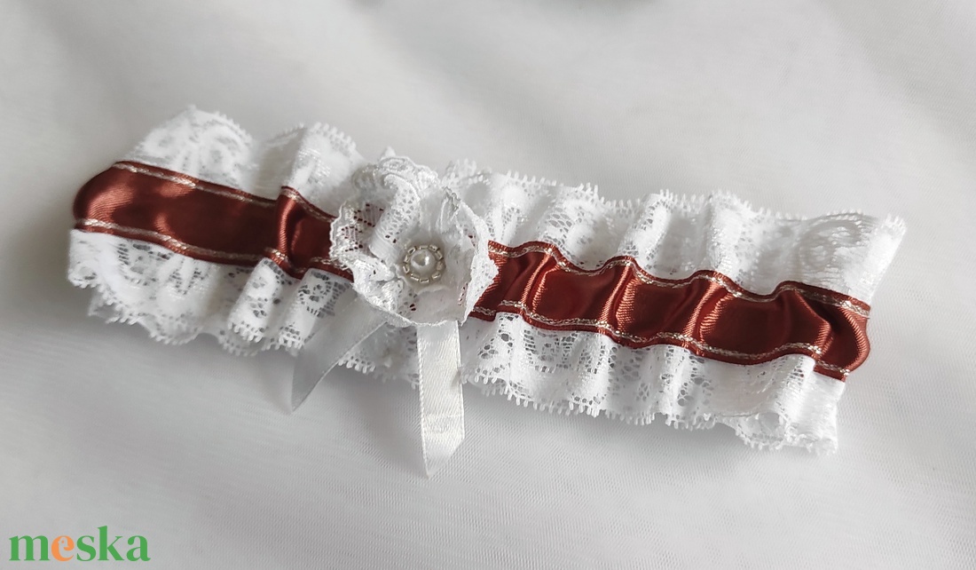 Harisnyakötő  - esküvő - kiegészítők - harisnyatartó & valami kék - Meska.hu