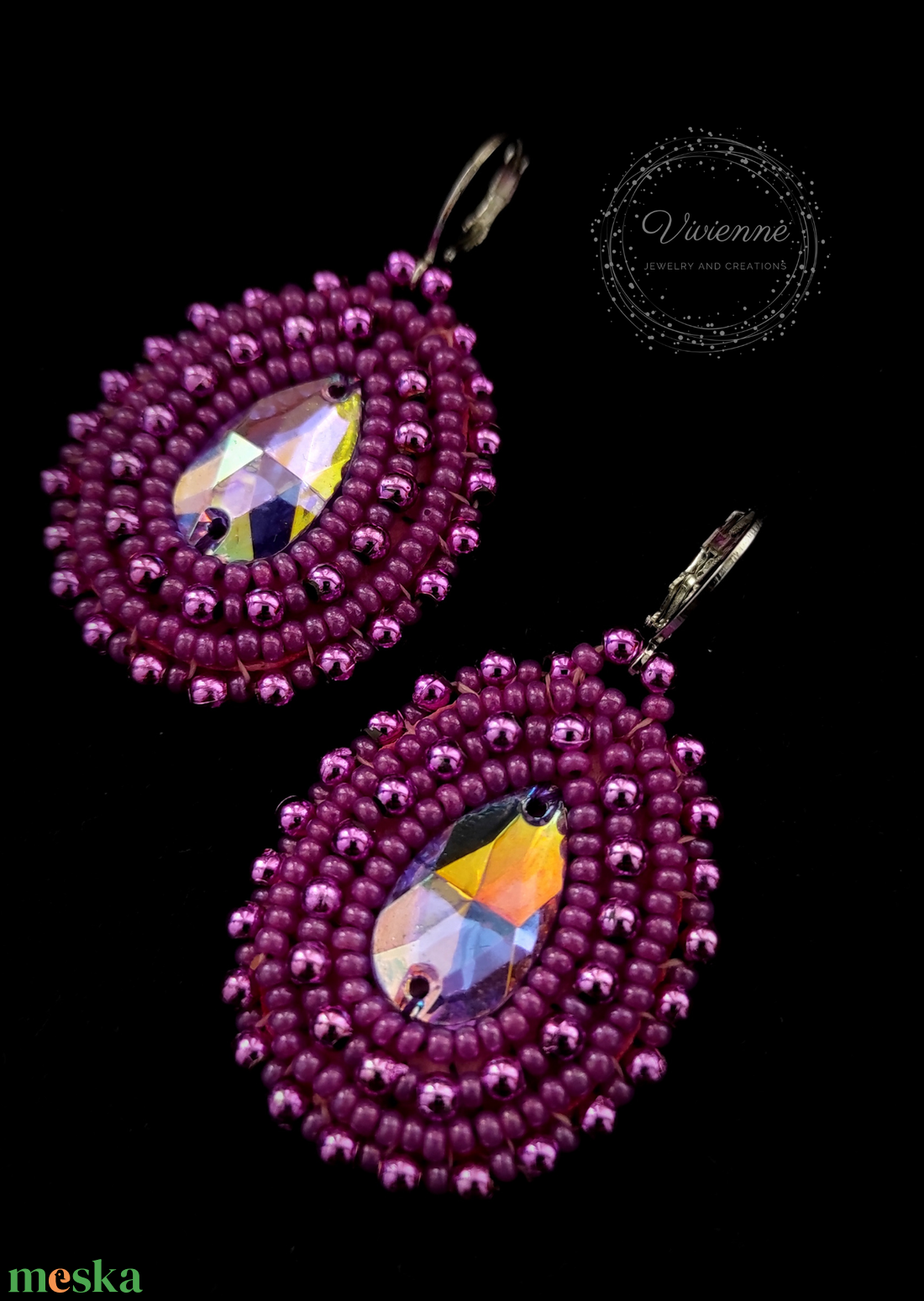 609. Plum fülbevaló - ékszer - fülbevaló - lógó csepp fülbevaló - Meska.hu 609. Plum fülbevaló - ékszer - fülbevaló - lógó csepp fülbevaló - Meska.hu
