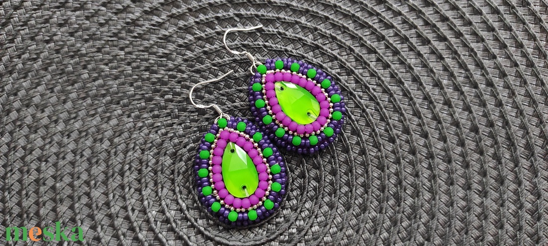 Witchy fülbevaló - ékszer - fülbevaló - lógó csepp fülbevaló - Meska.hu