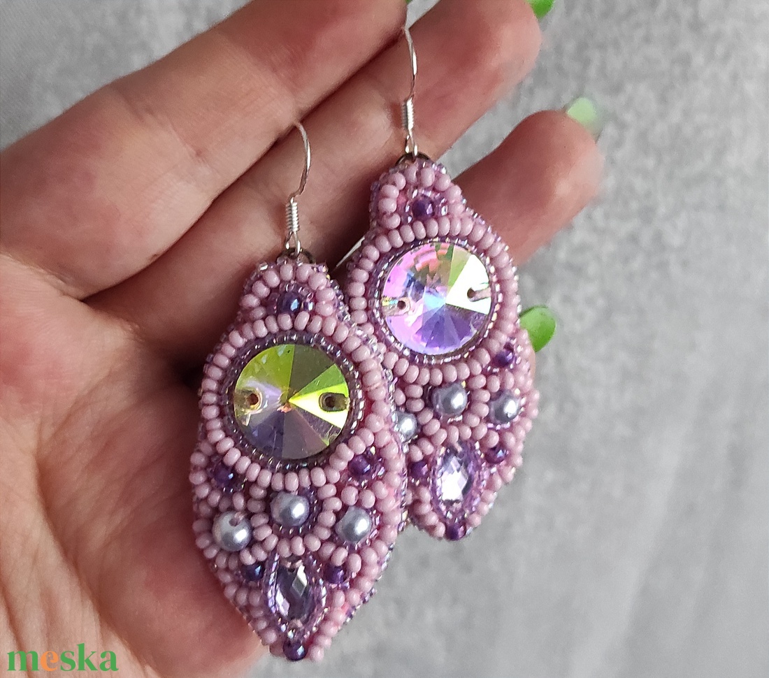 Édes álom fülbevaló - ékszer - fülbevaló - lógó fülbevaló - Meska.hu