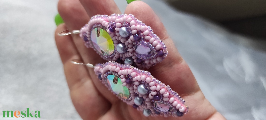 Édes álom fülbevaló - ékszer - fülbevaló - lógó fülbevaló - Meska.hu