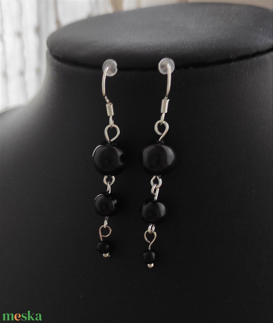 Simple elegant fülik - ékszer - fülbevaló - lógó fülbevaló - Meska.hu