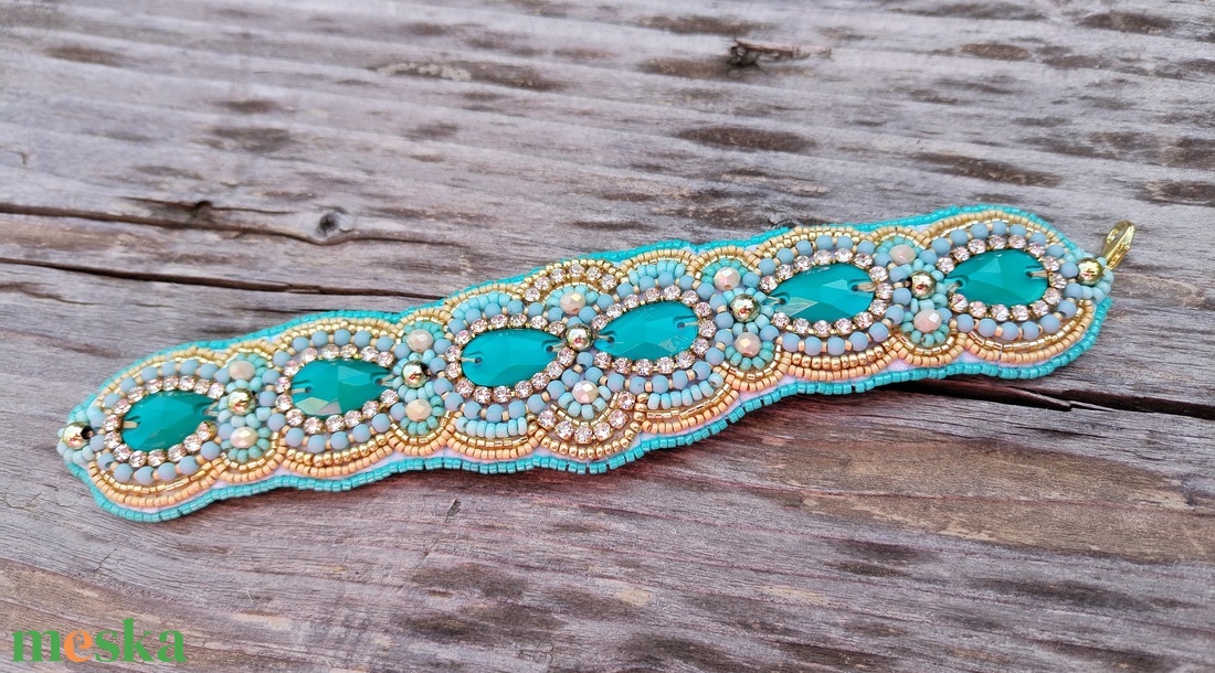 Arabian Night karkötő - ékszer - karkötő - széles karkötő - Meska.hu