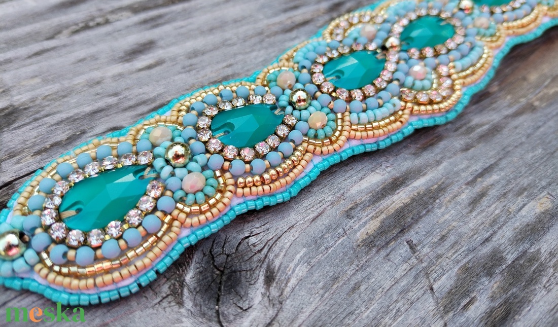 Arabian Night karkötő - ékszer - karkötő - széles karkötő - Meska.hu