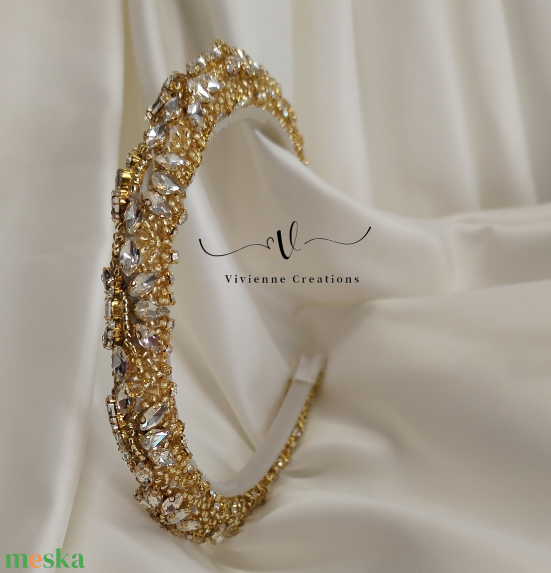 Sparkle gold alkalmi hajpánt - esküvő - hajdísz - hajpánt - Meska.hu Sparkle gold alkalmi hajpánt - esküvő - hajdísz - hajpánt - Meska.hu