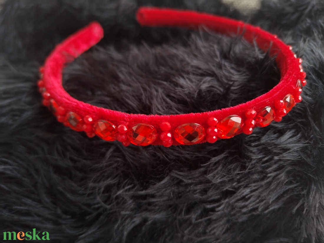 Menyecske hajpánt - esküvő - hajdísz - hajpánt - Meska.hu