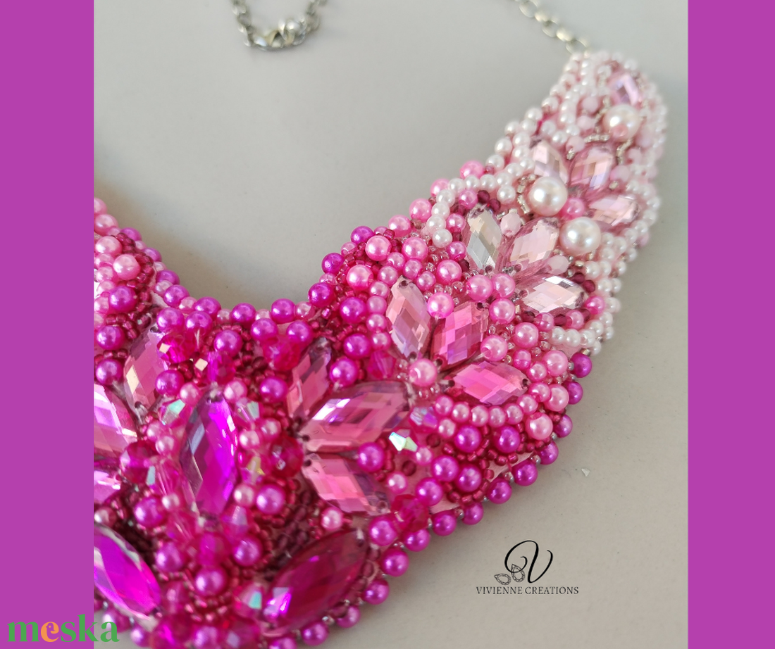 203. Flamingo sparkle - ékszer - nyaklánc - statement nyaklánc - Meska.hu 203. Flamingo sparkle - ékszer - nyaklánc - statement nyaklánc - Meska.hu