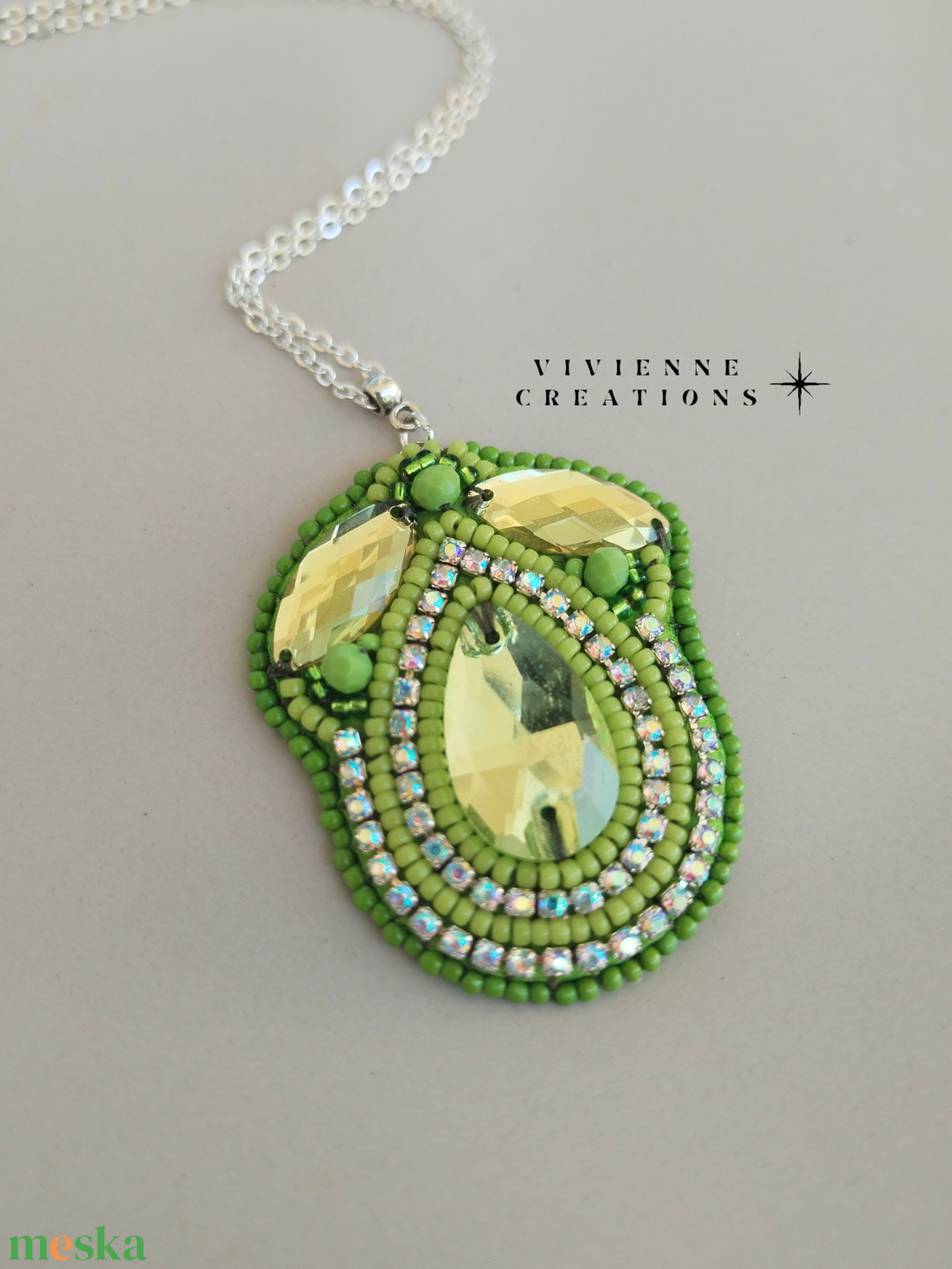 Tinkerbell nyaklánc - ékszer - nyaklánc - medálos nyaklánc - Meska.hu