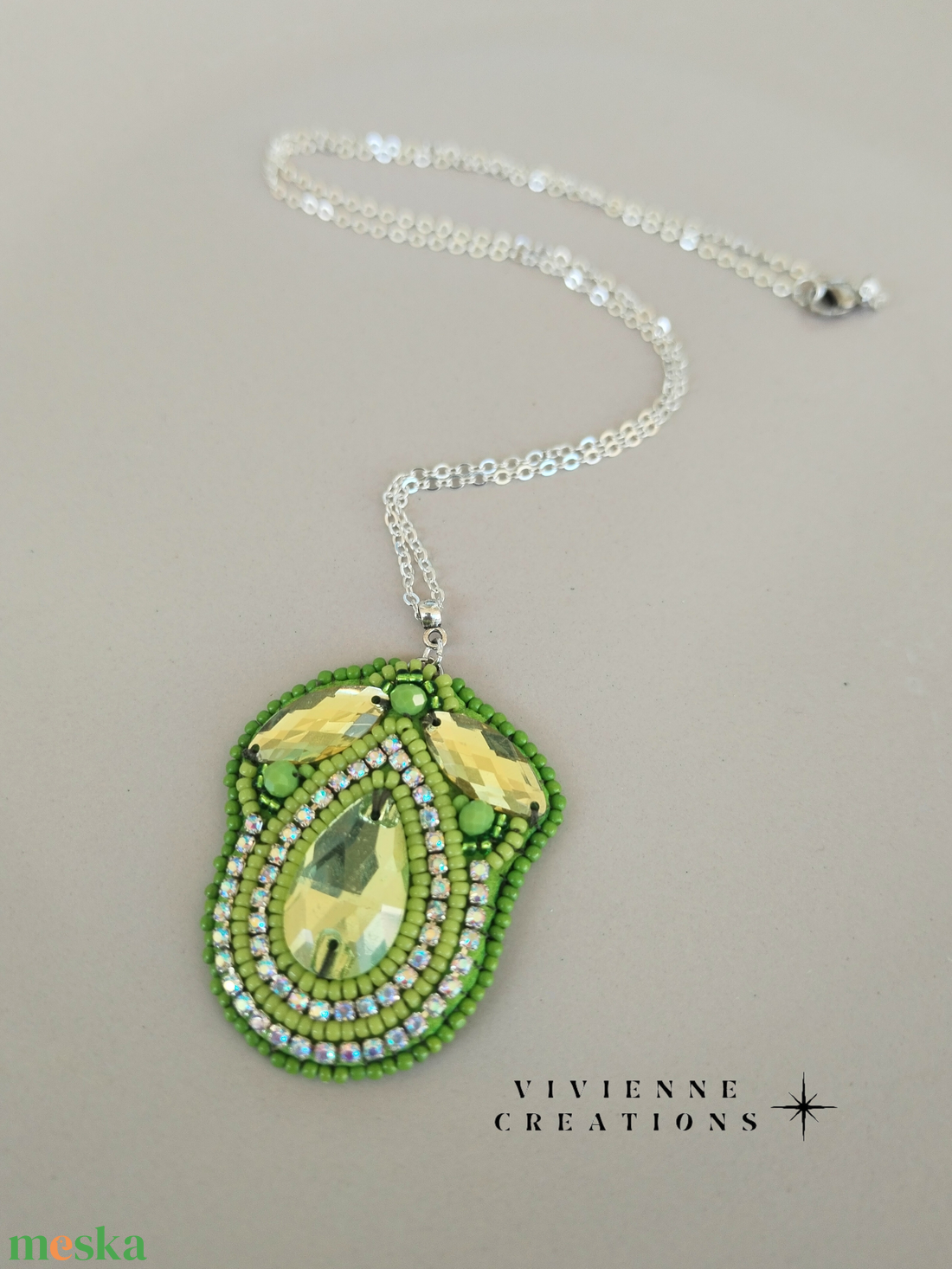 Tinkerbell nyaklánc - ékszer - nyaklánc - medálos nyaklánc - Meska.hu