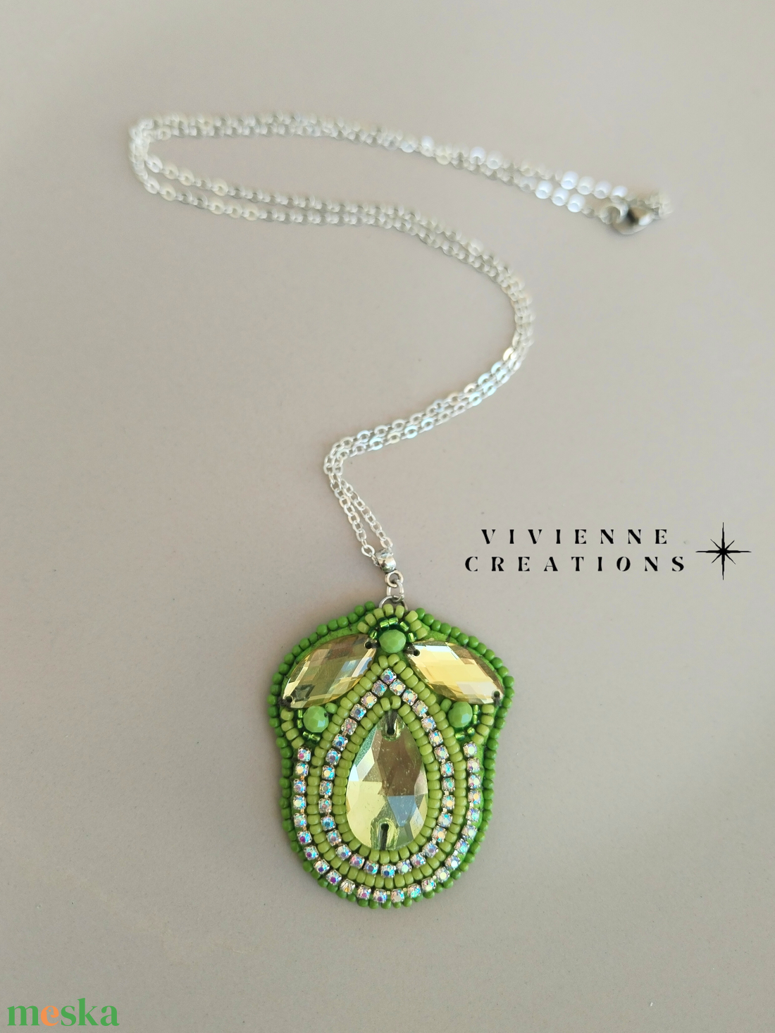 Tinkerbell nyaklánc - ékszer - nyaklánc - medálos nyaklánc - Meska.hu