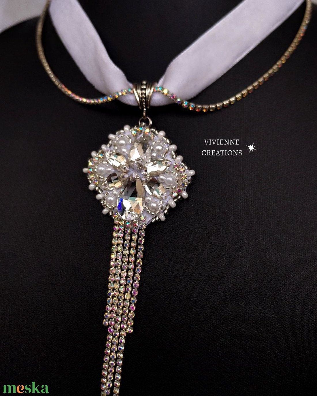 Penelope choker - ékszer - nyaklánc - nyakpánt, gallér - Meska.hu