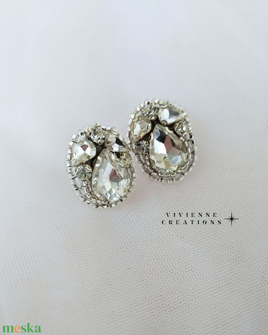 Iridessa fülbevaló - ékszer - fülbevaló - pötty fülbevaló - Meska.hu