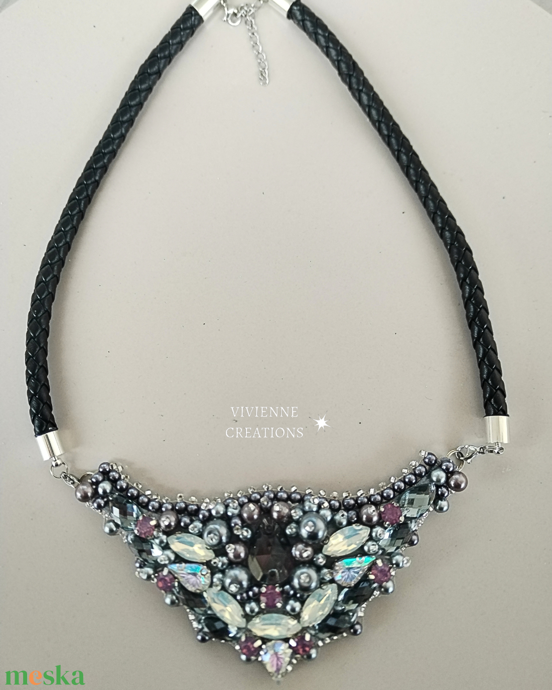 Lunessa nyakék 2in1 - ékszer - nyaklánc - statement nyaklánc - Meska.hu