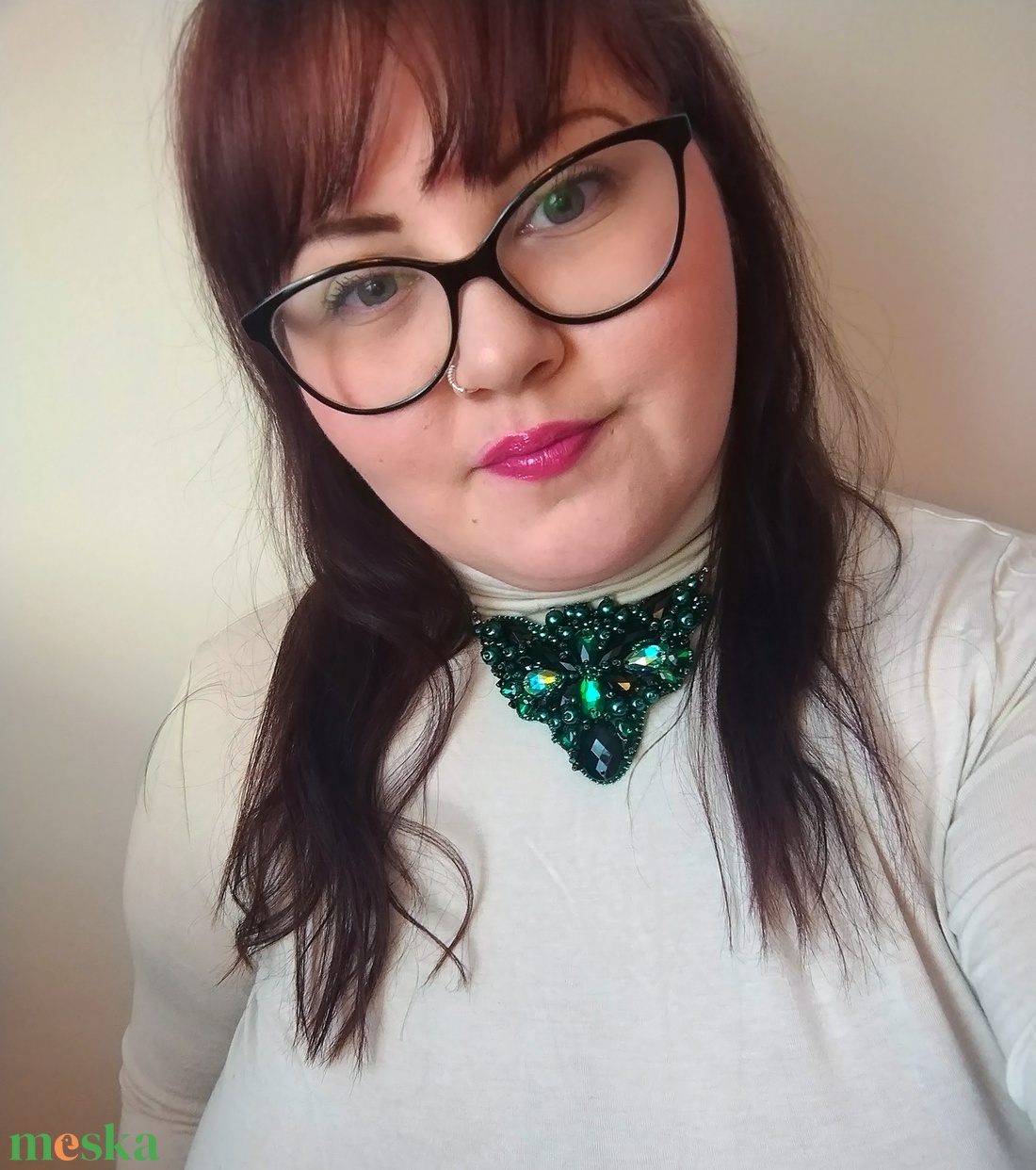 Zelena nyakék 3in1 - ékszer - nyaklánc - statement nyaklánc - Meska.hu