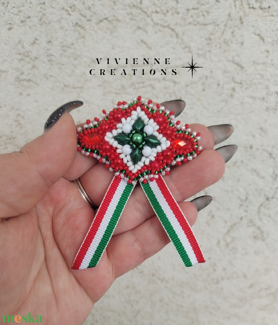 Egyedi Kokárda  - ékszer - kitűző és bross - Meska.hu