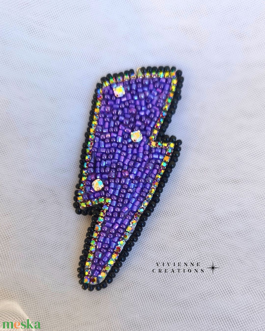 Villámos bross - ékszer - kitűző és bross - Meska.hu