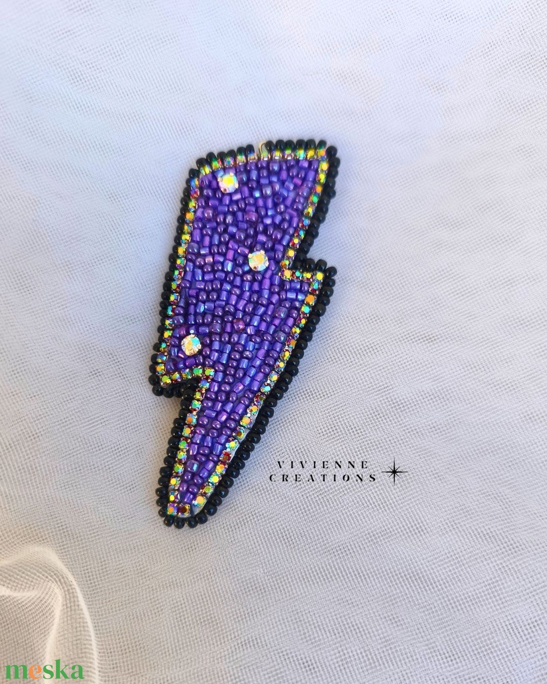 Villámos bross - ékszer - kitűző és bross - Meska.hu