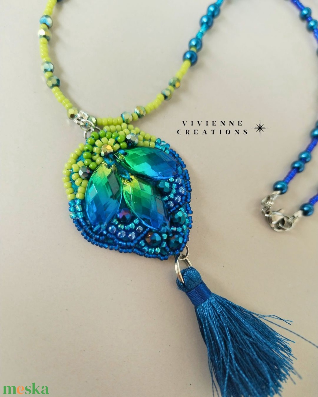 Freya nyaklánc - ékszer - nyaklánc - medálos nyaklánc - Meska.hu