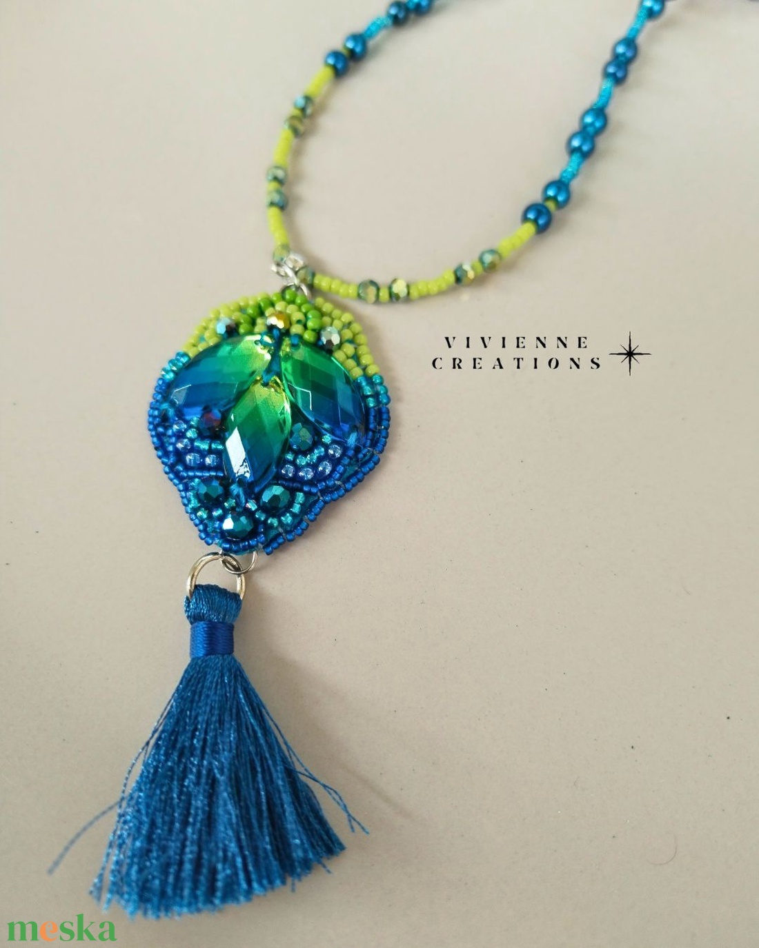 Freya nyaklánc - ékszer - nyaklánc - medálos nyaklánc - Meska.hu