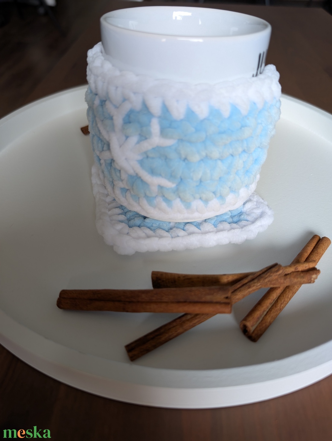 Bögremelegítő + alátét szett - otthon & életmód - konyhafelszerelés, tálalás - tálalás - bögre & csésze - Meska.hu