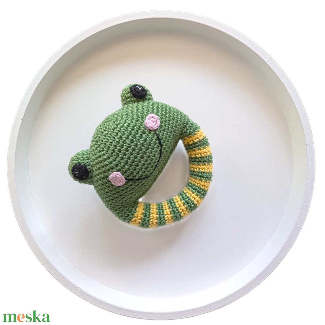 Baba szett � csörgő + rágóka + cumilánc - baba - mama - baba játékok - cumilánc - Meska.hu