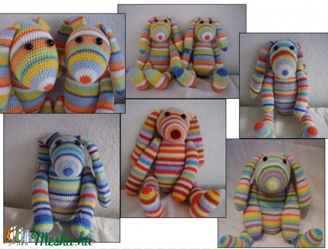 Horgolt nyuszika - - Meska.hu Horgolt nyuszika - - Meska.hu
