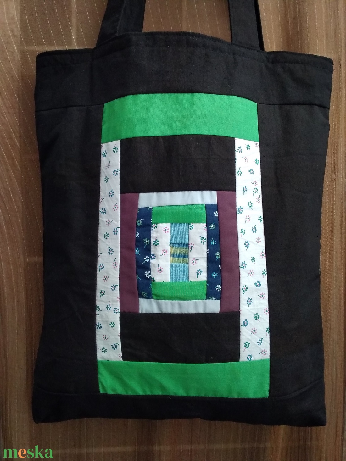 Szatyor patchwork technikával 1. - táska & tok - bevásárlás & shopper táska - shopper, textiltáska, szatyor - Meska.hu Szatyor patchwork technikával 1. - táska & tok - bevásárlás & shopper táska - shopper, textiltáska, szatyor - Meska.hu