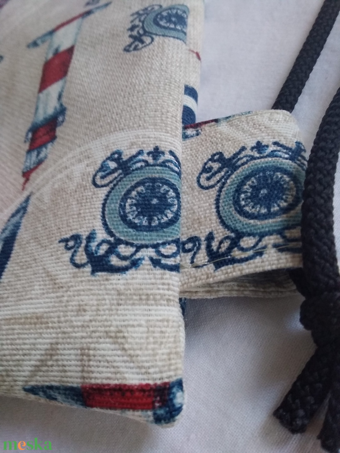 Tengerész mintás tornazsák/hátizsák - táska & tok - hátizsák - tornazsák, gymbag - Meska.hu