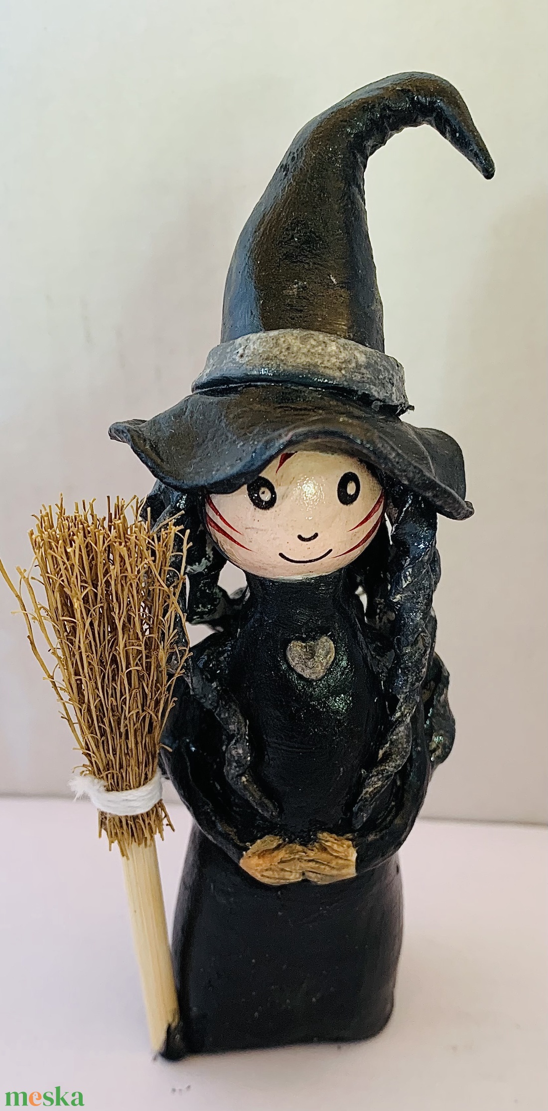 Boszorkány dekor figura  - otthon & életmód - dekoráció - halloween - halloweeni figurák - Meska.hu