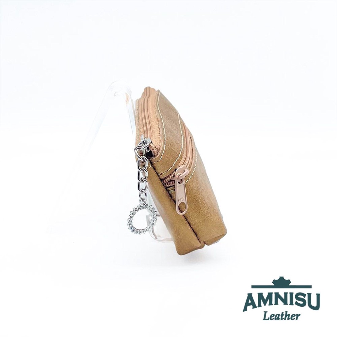 Sötét arany kettő cipzáras kulcstartó B2004 - táska & tok - kulcstartó & táskadísz - kulcstartó - Meska.hu