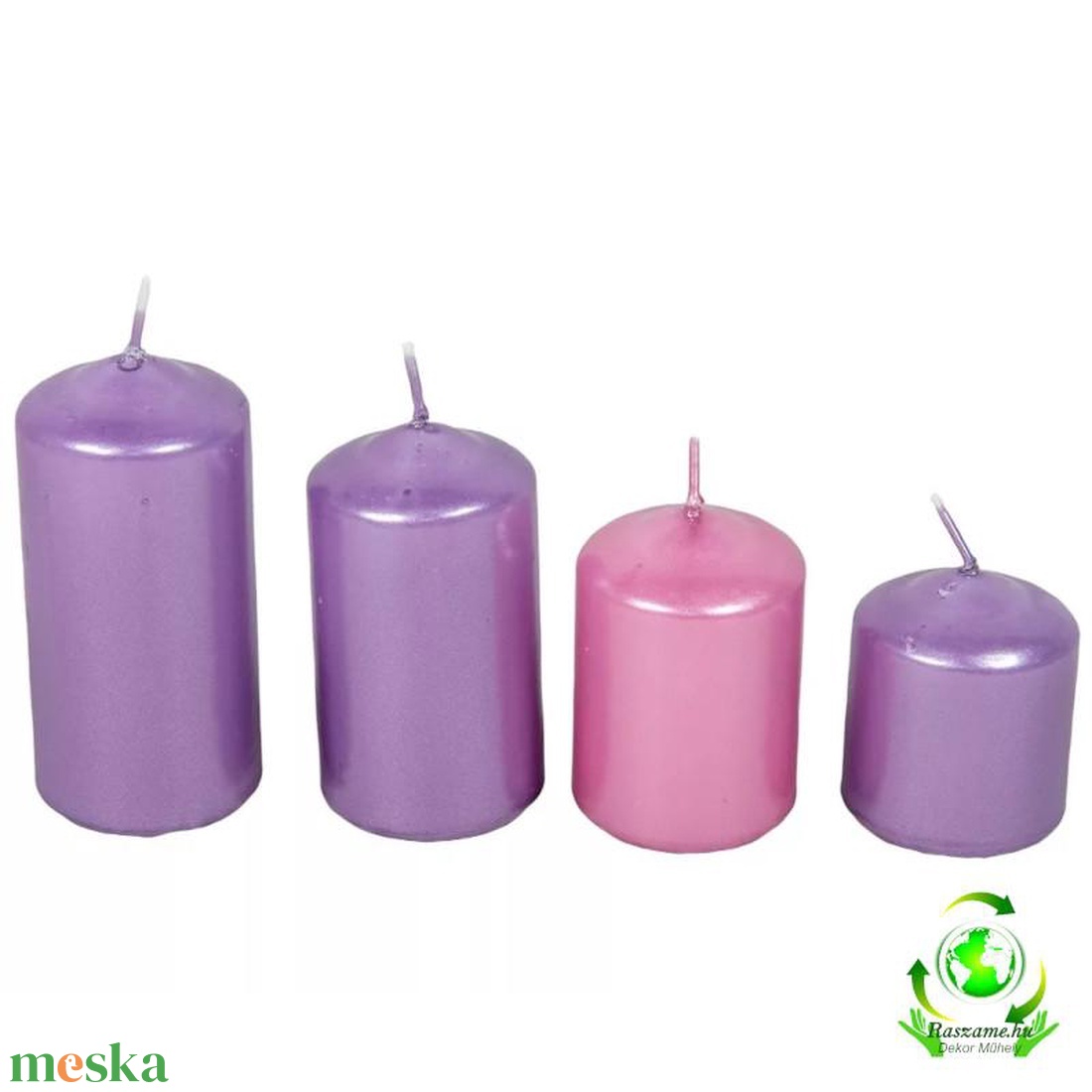 Metál 50 mm lépcsős gyertya szett - 3lila 1rózsaszín - kellékek & szerszámok - dekorációs kellékek - dekorációs gyertya - Meska.hu Metál 50 mm lépcsős gyertya szett - 3lila 1rózsaszín - kellékek & szerszámok - dekorációs kellékek - dekorációs gyertya - Meska.hu