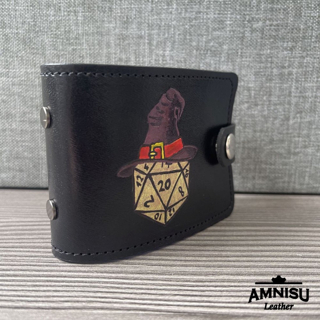 D20 mintás igazolványtartó - warrior - táska & tok - pénztárca & más tok - kártyatartó & irattartó - Meska.hu