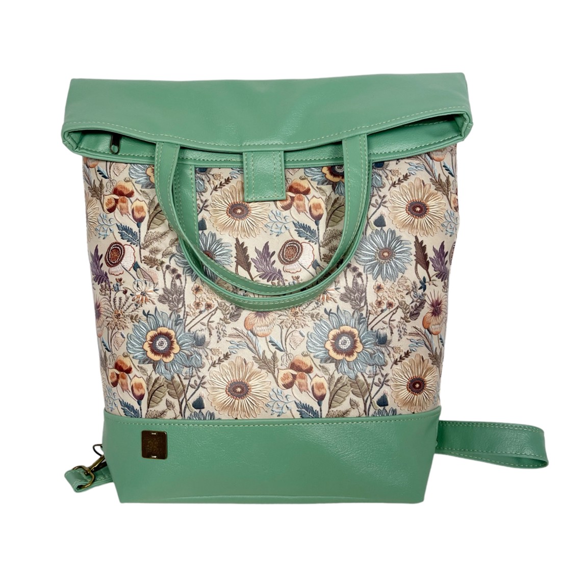 SuziartBag Zöld virágos 2in1 hátizsák - táska & tok - kézitáska & válltáska - válltáska - Meska.hu SuziartBag Zöld virágos 2in1 hátizsák - táska & tok - kézitáska & válltáska - válltáska - Meska.hu