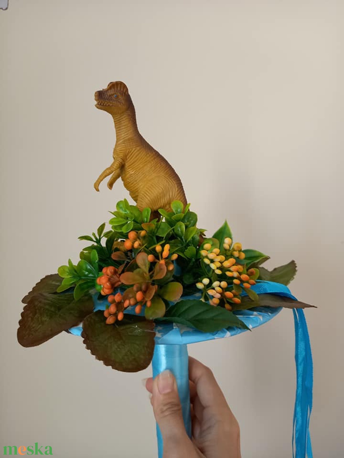 Dínós ovis ballagási örökcsokor - otthon & életmód - virágdekoráció - virágok - virágcsokor - Meska.hu