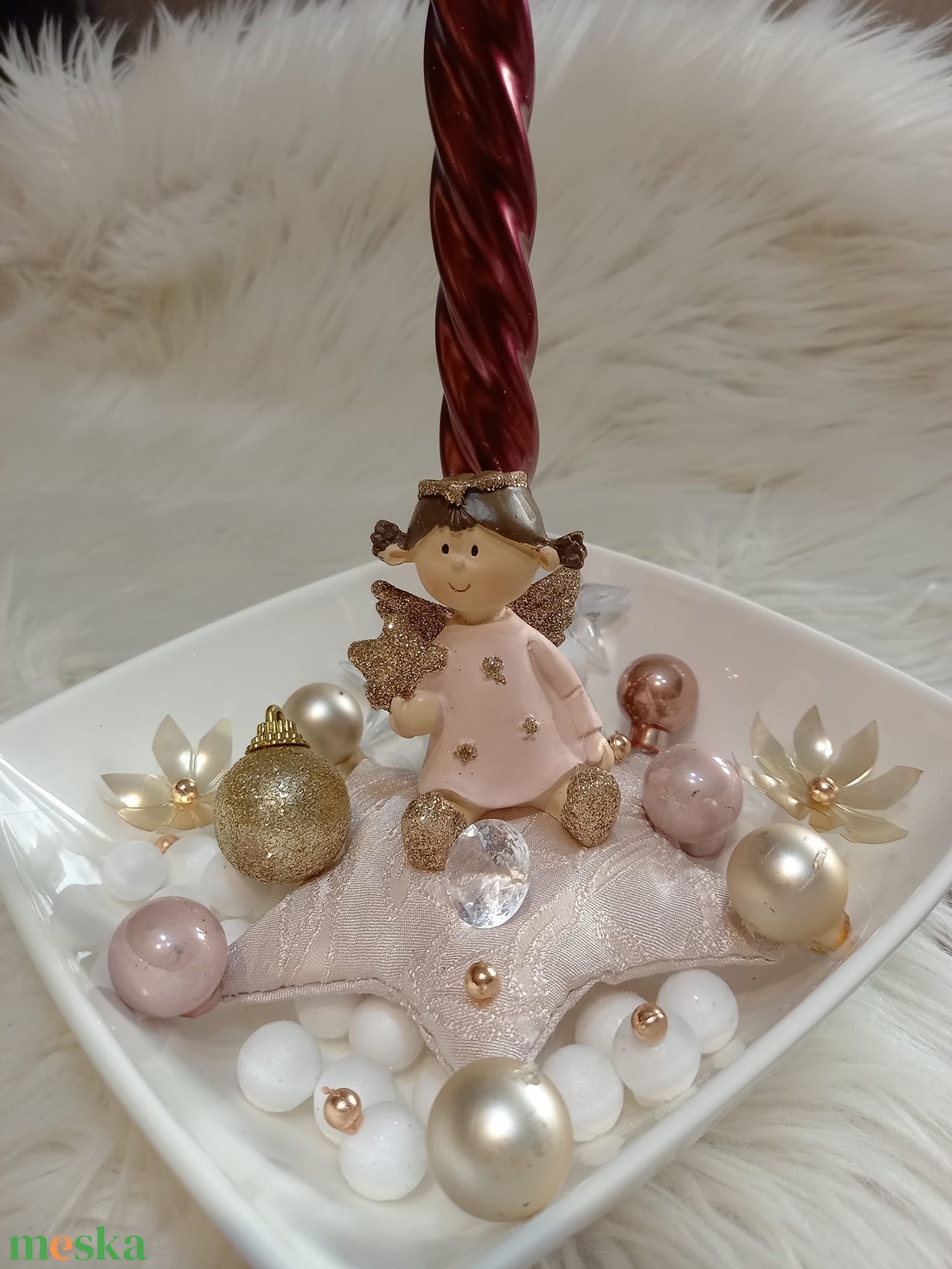 Angyalos asztaldísz - karácsony - adventi díszek - adventi asztaldísz - Meska.hu Angyalos asztaldísz - karácsony - adventi díszek - adventi asztaldísz - Meska.hu