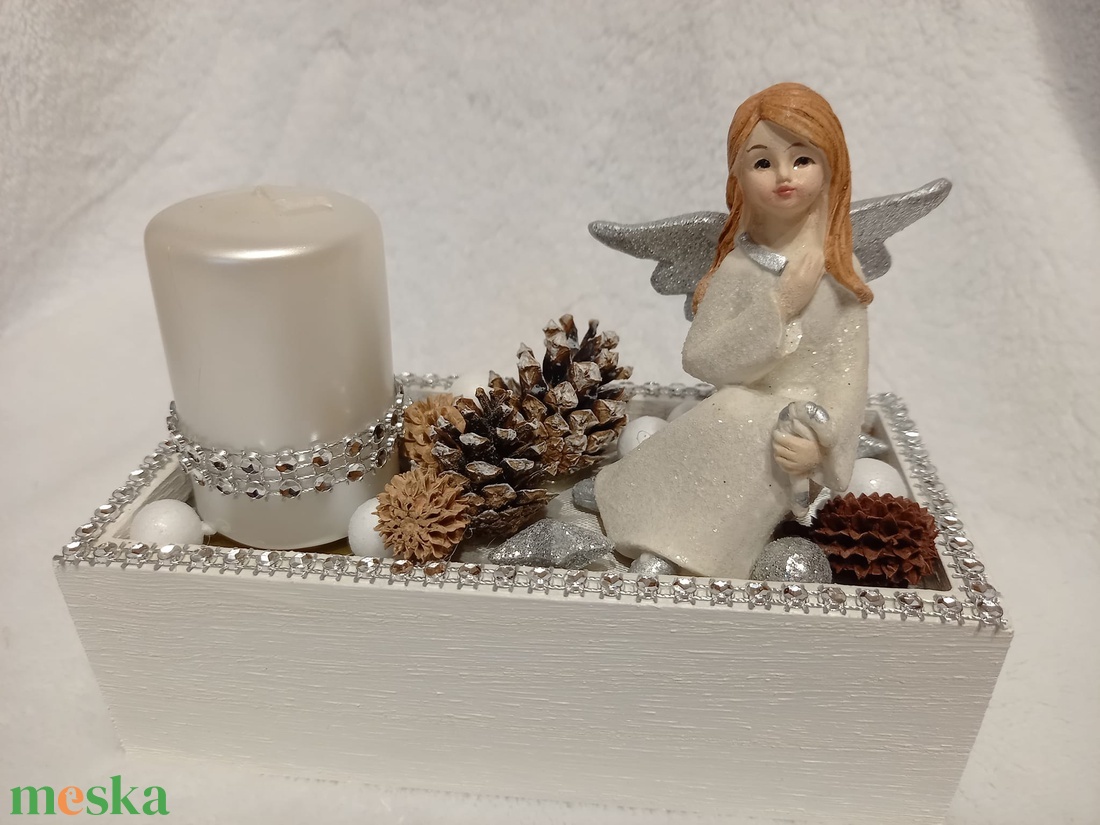 Angyalos mini box - karácsony - adventi díszek - adventi gyertyadíszek és koszorúdíszek - Meska.hu Angyalos mini box - karácsony - adventi díszek - adventi gyertyadíszek és koszorúdíszek - Meska.hu