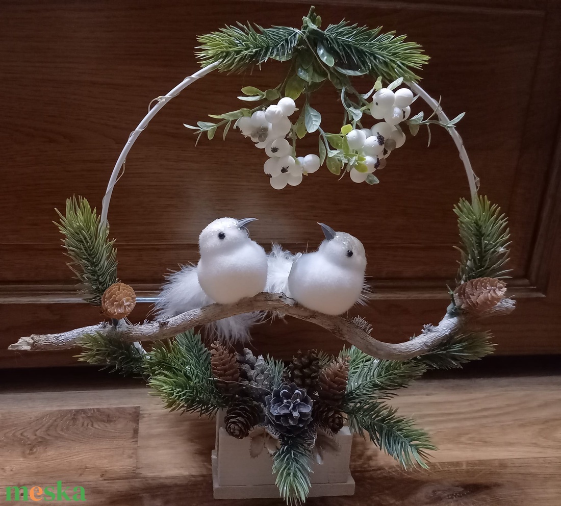 Madaras adventi asztaldísz világítással - karácsony - adventi díszek - adventi asztaldísz - Meska.hu Madaras adventi asztaldísz világítással - karácsony - adventi díszek - adventi asztaldísz - Meska.hu