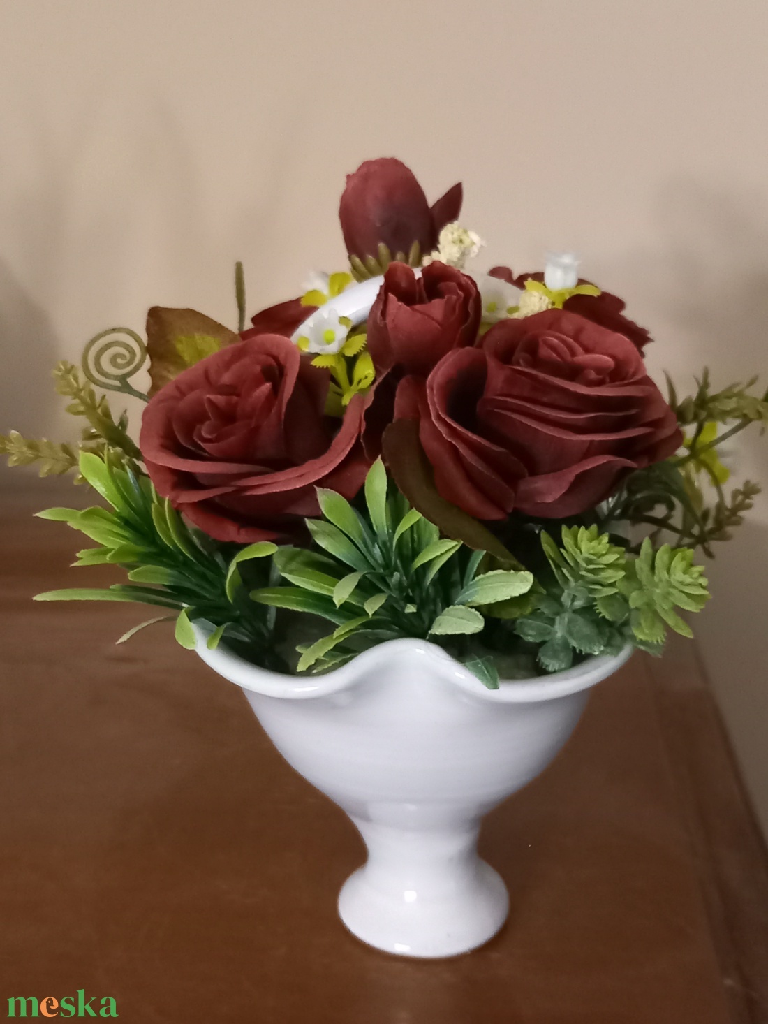 Asztaldísz anyák napjára - otthon & életmód - dekoráció - asztal és polc dekoráció - asztaldísz - Meska.hu