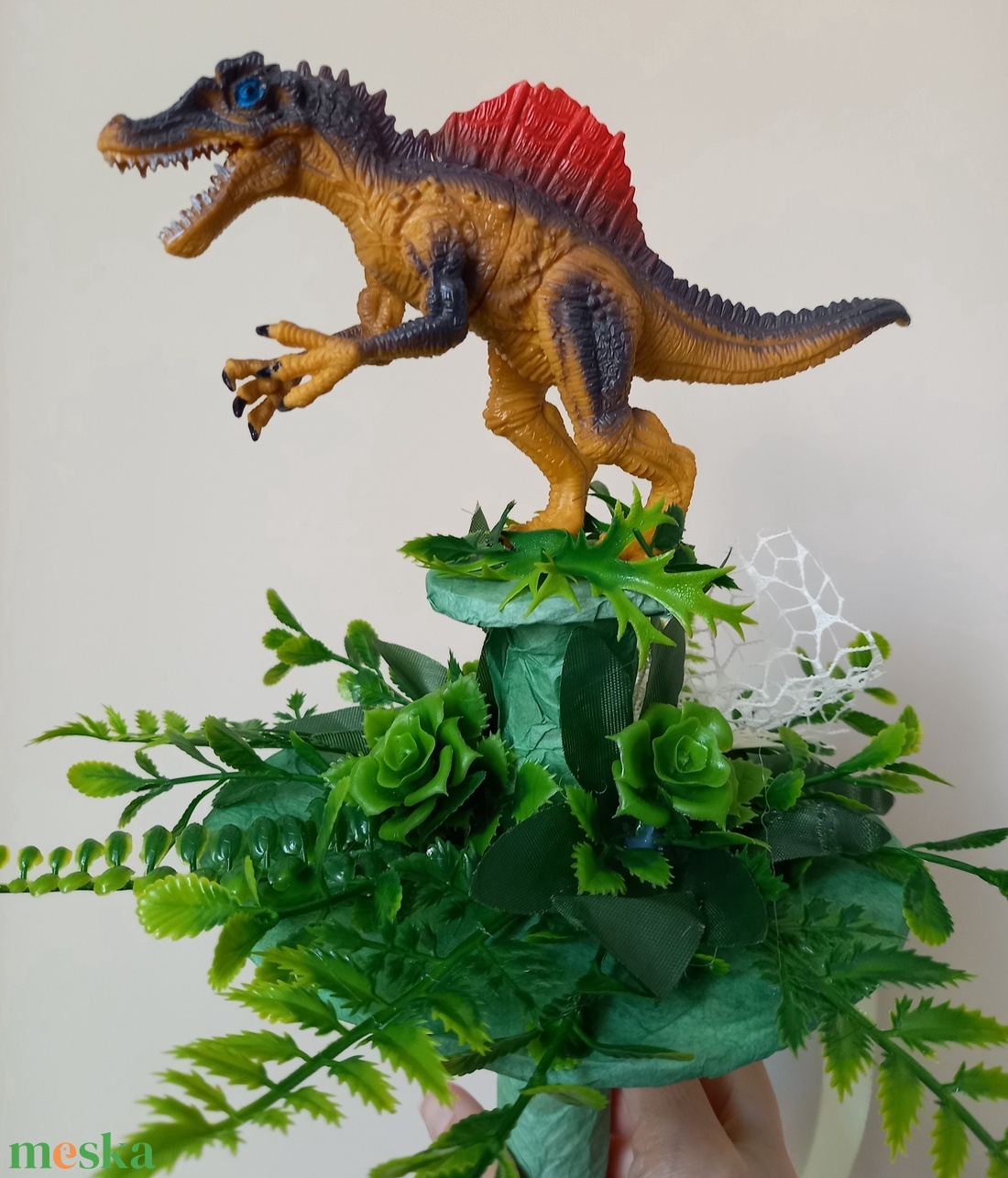 Dínós ovis ballagási örökcsokor - otthon & életmód - dekoráció - virágdísz és tartó - csokor & virágdísz - Meska.hu