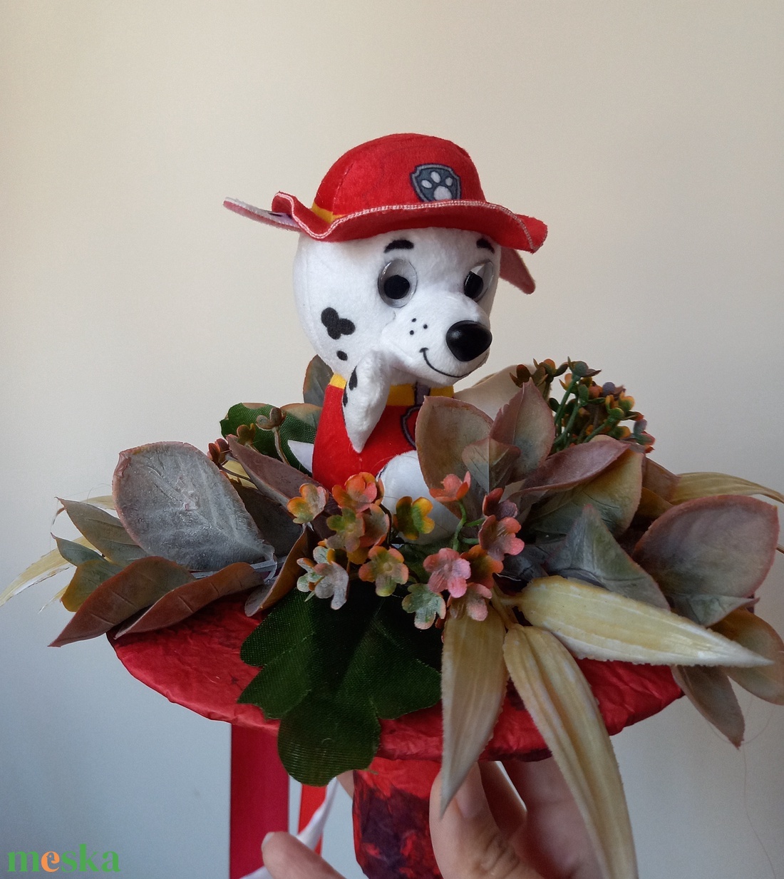 Marshall - mancs őrjárat ovis ballagási örökcsokor - otthon & életmód - dekoráció - virágdekoráció - virágdekoráció - Meska.hu