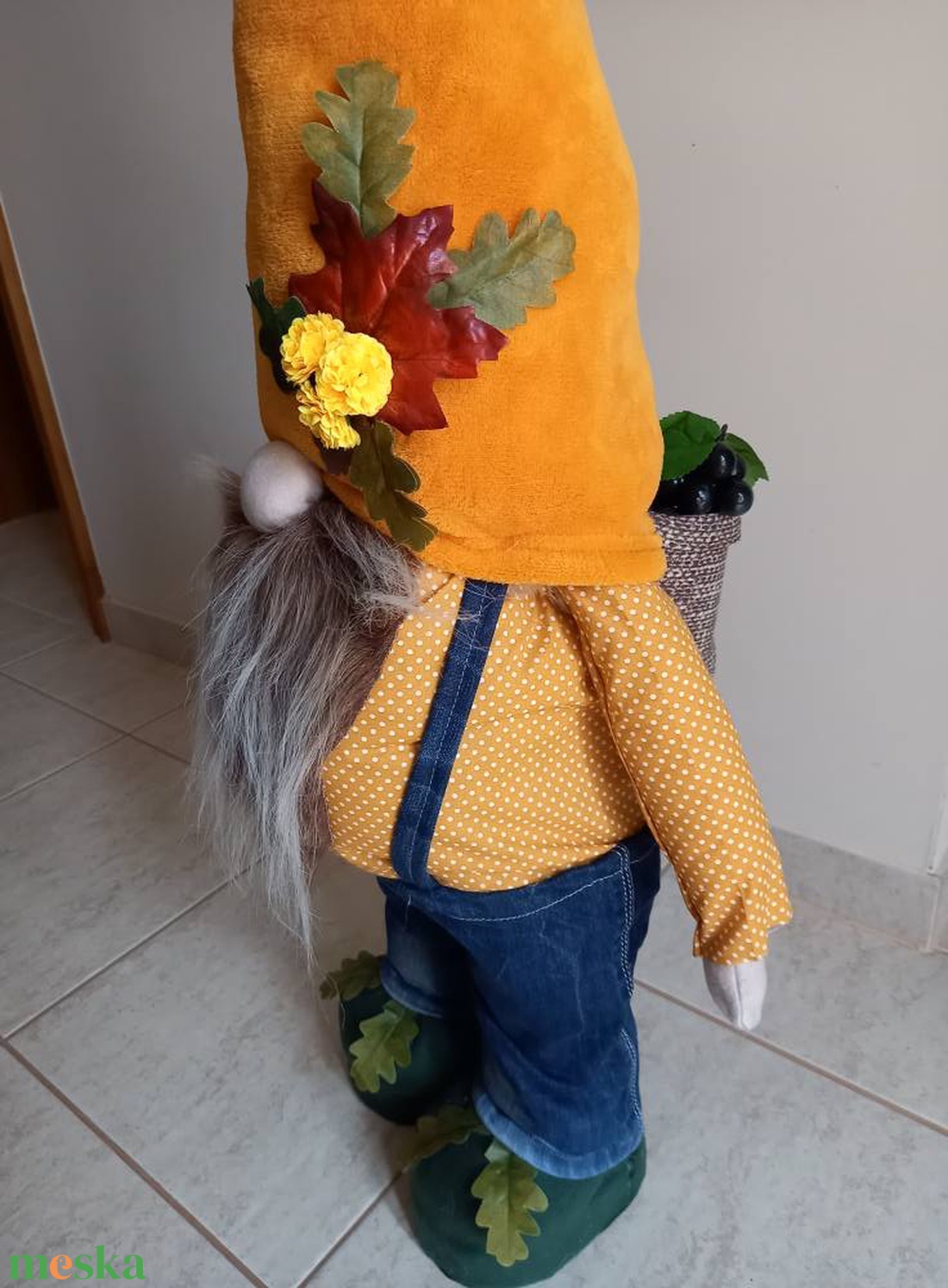 95 cm őszi borász manó - játék & sport - plüssállat & játékfigura - manó - Meska.hu 95 cm őszi borász manó - játék & sport - plüssállat & játékfigura - manó - Meska.hu