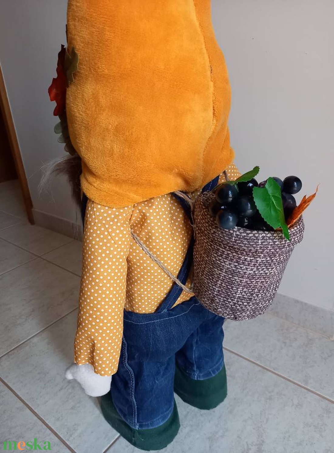 95 cm őszi borász manó - játék & sport - plüssállat & játékfigura - manó - Meska.hu 95 cm őszi borász manó - játék & sport - plüssállat & játékfigura - manó - Meska.hu
