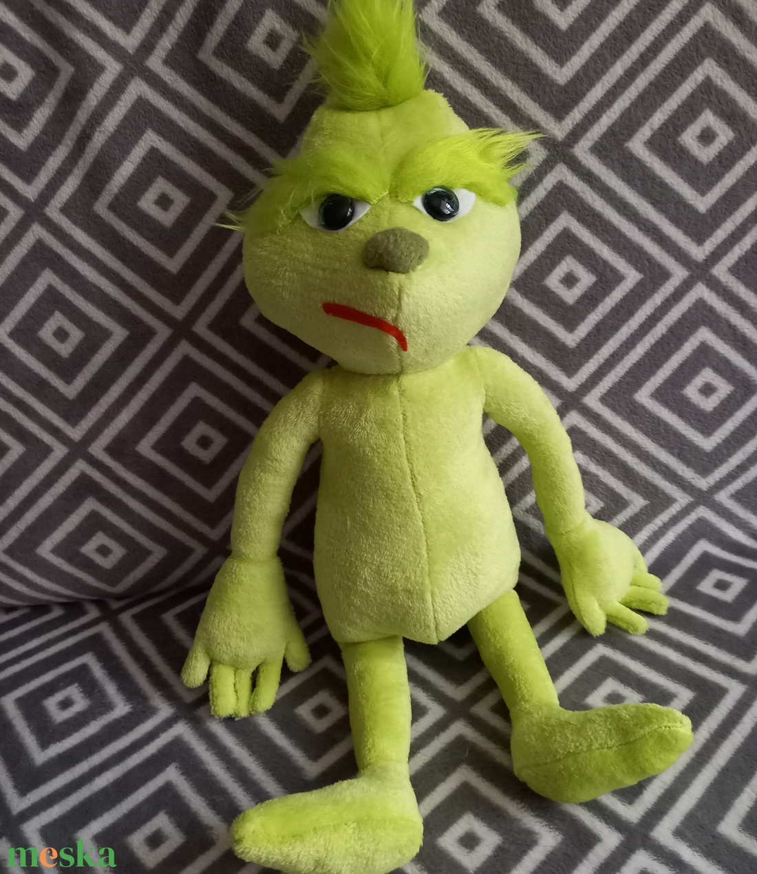 50 cm Grincs jellegű plüss fleece-ből - karácsony - karácsonyi lakásdekoráció - karácsonyi manók, figurák - Meska.hu 50 cm Grincs jellegű plüss fleece-ből - karácsony - karácsonyi lakásdekoráció - karácsonyi manók, figurák - Meska.hu