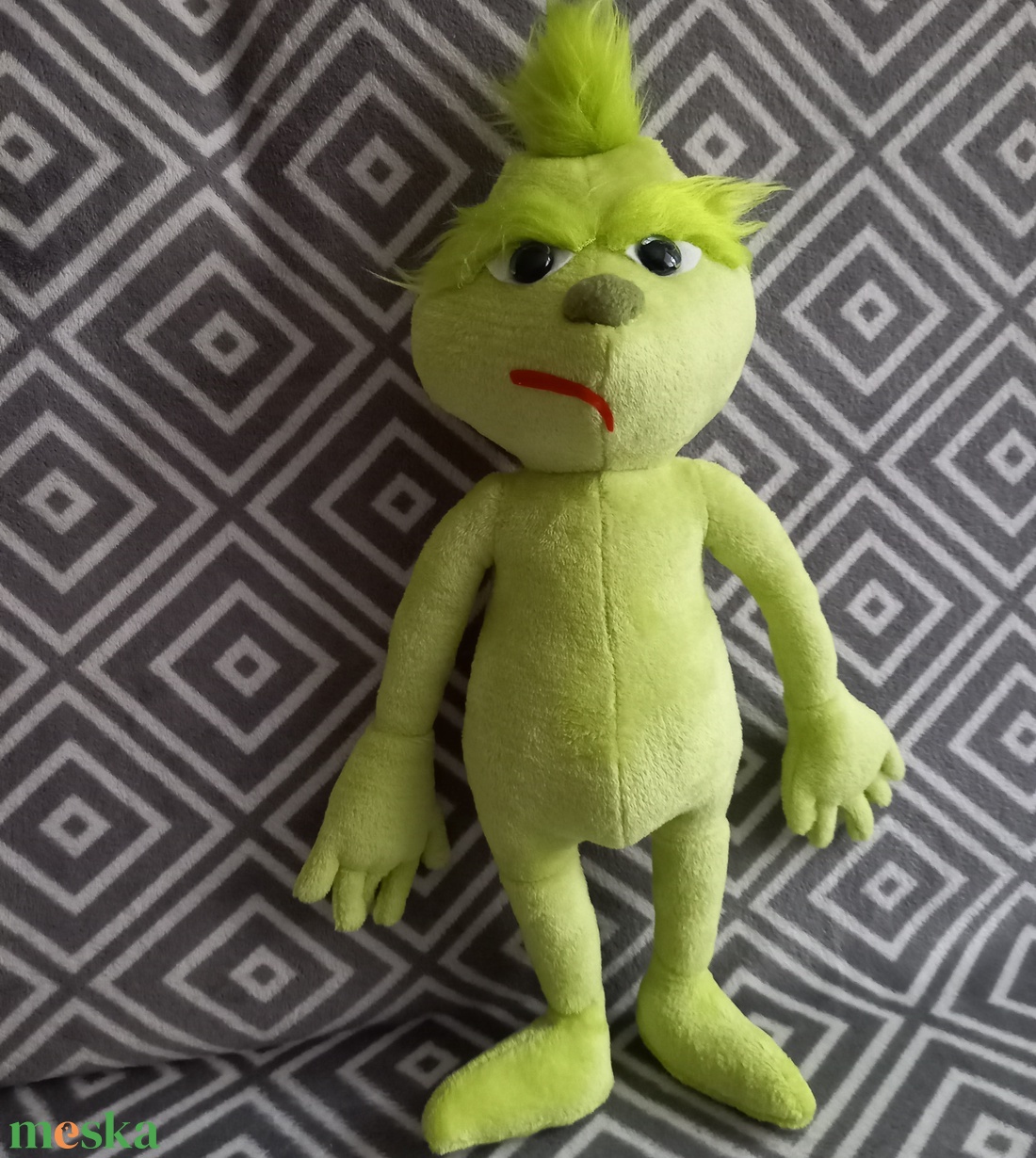 50 cm Grincs jellegű plüss fleece-ből - karácsony - karácsonyi lakásdekoráció - karácsonyi manók, figurák - Meska.hu 50 cm Grincs jellegű plüss fleece-ből - karácsony - karácsonyi lakásdekoráció - karácsonyi manók, figurák - Meska.hu